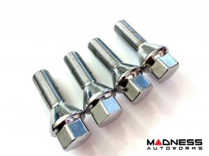 Jeep Renegade Lug Bolt Set - Set of 20 - M12x1.25 - 60° Cone Seat - Silver Jeep Renegade Lug Bolt Set - Set of 20 - M12x1.25 - 60° Cone Seat - Silver